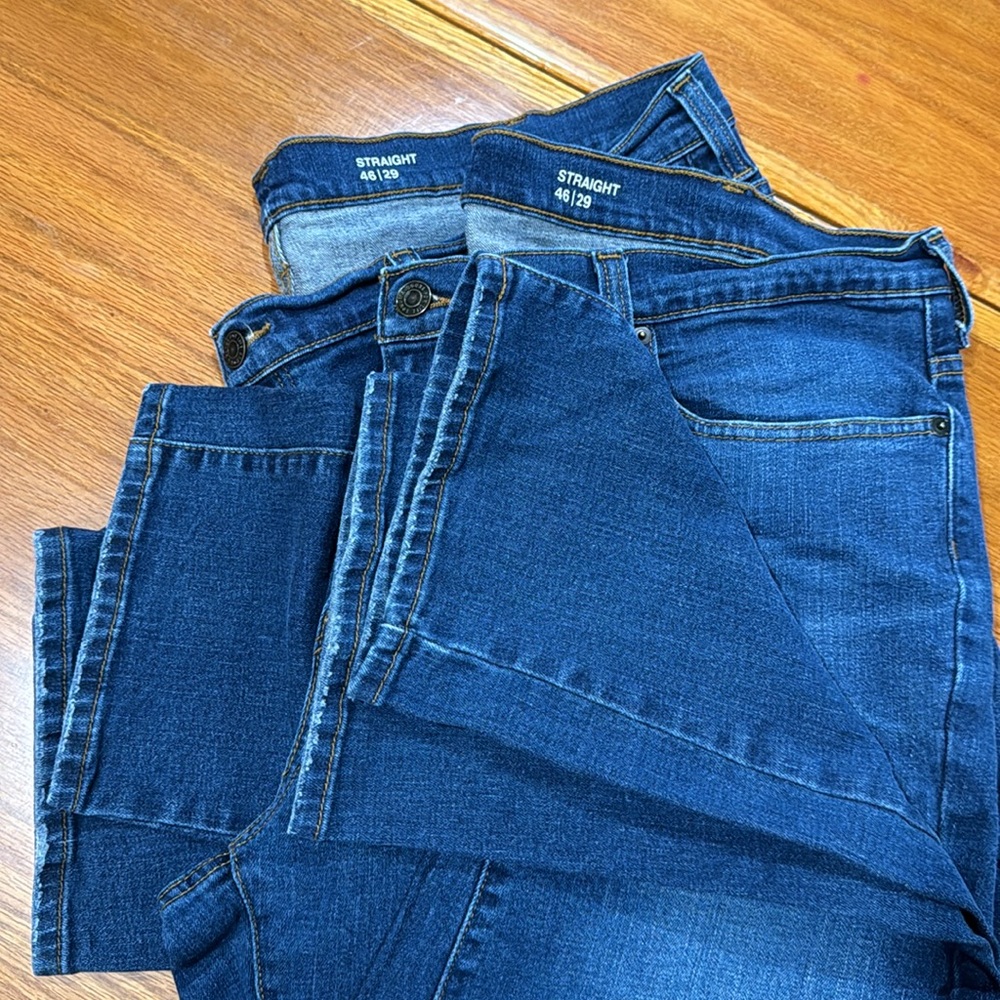 Bundle of 2! Sonoma Men’s Straight Jeans size 46x29